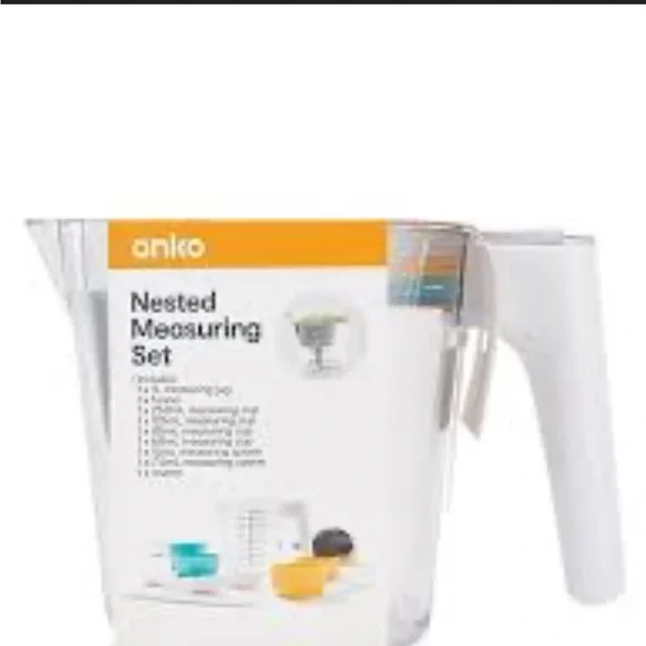 White Nested Measuring Set - Picture 1 of 3
